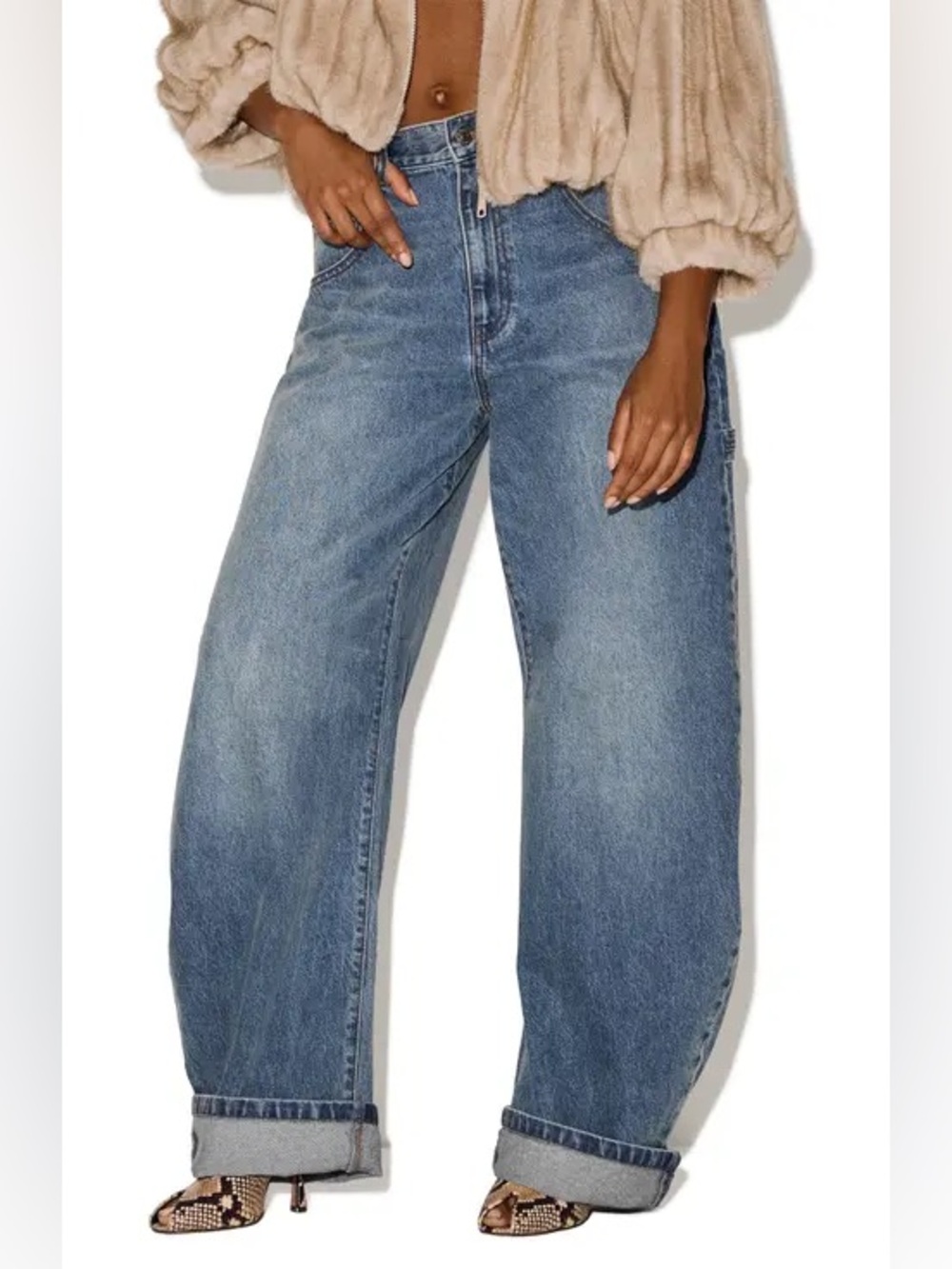 Steve Madden CUFFED BARREL JEAN RAMONA WASH Size 27